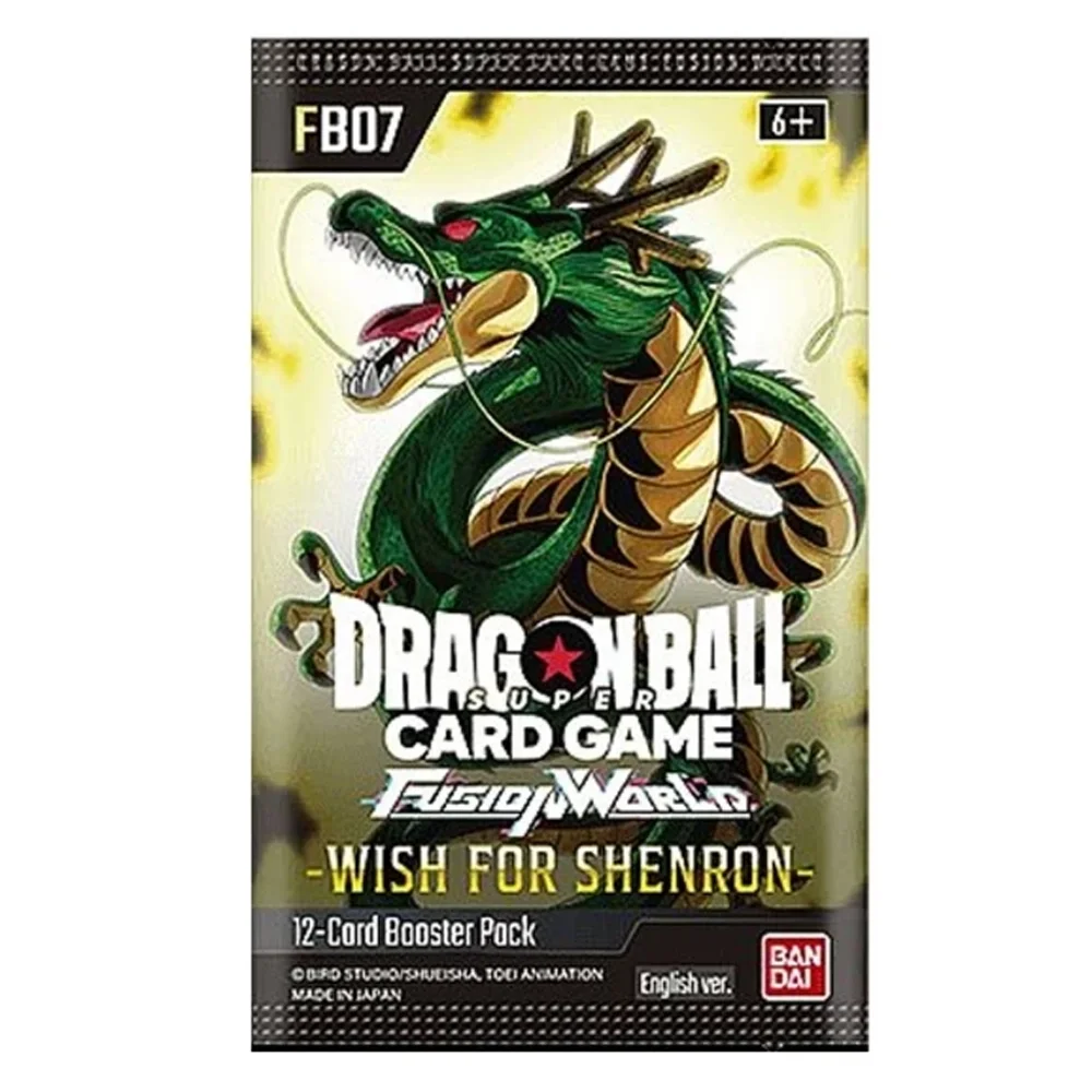 Dragon Ball Super Card Game Fusion World Wish for Shenron FB-07 English - 1 Booster